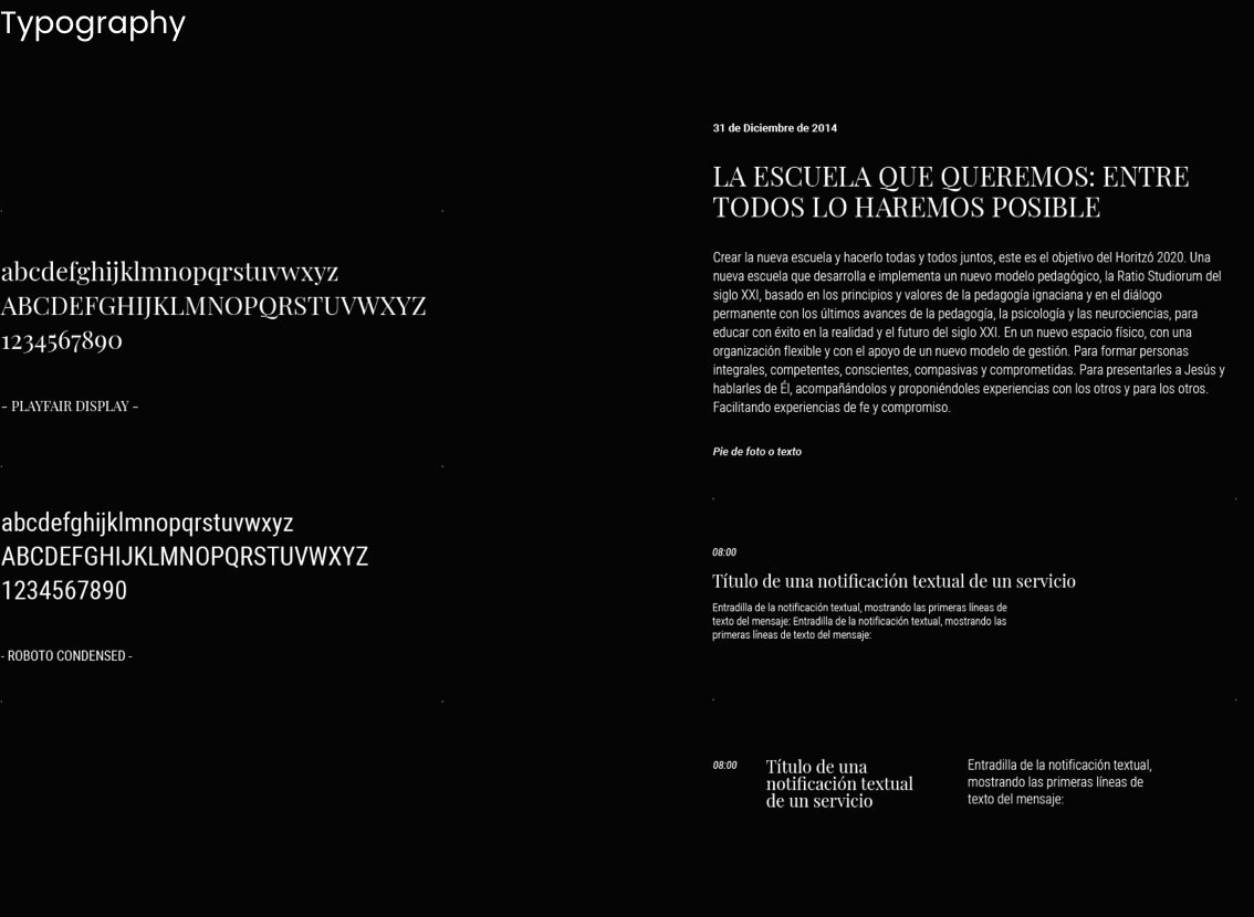 LaNet: Typography
