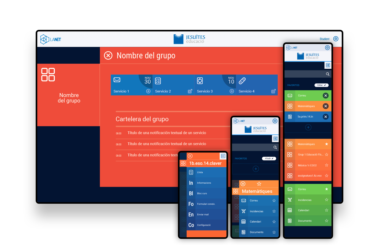 laNet: Multi-device webapp